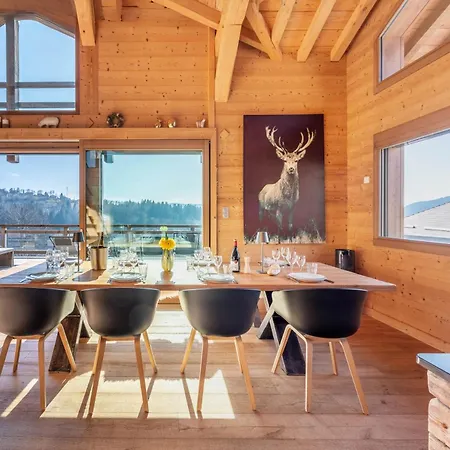 Chalet La Taniere, Luxe Avec Vue Imprenable Sur Le *
