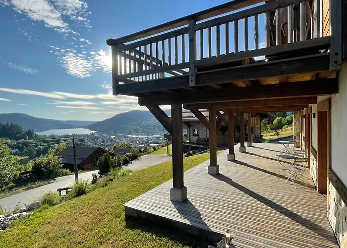 La Taniere, Luxe Avec Vue Imprenable Sur Le Horská chata *