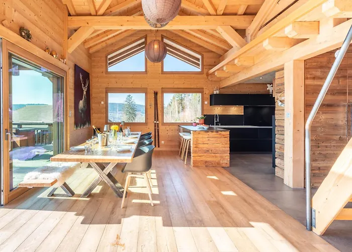 La Taniere, Luxe Avec Vue Imprenable Sur Le Horská chata